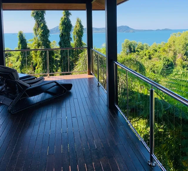 A local Cassowary Coast beach view for the Citrus gift voucher card design